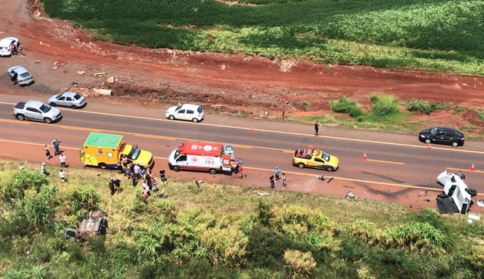 Consamu socorre vítimas de acidente na Br 369. Veja o vídeo