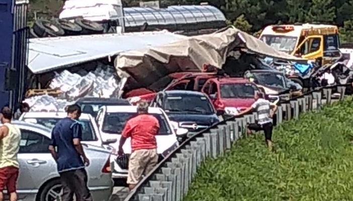 No Paraná, 2019 começou com acidentes múltiplos