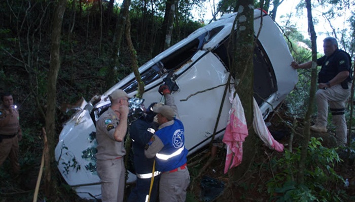 Laranjeiras - Grave acidente é registrado na BR 158