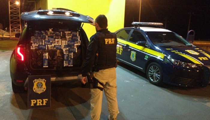 Catanduvas - Homem é preso pela PRF com cigarros contrabandeados