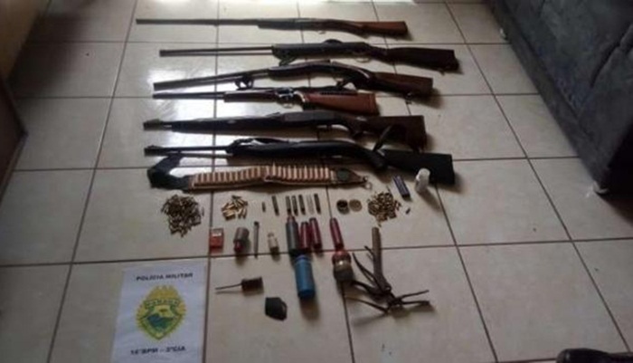 Em menos de 24 horas, PM apreende 11 armas na região de Guarapuava