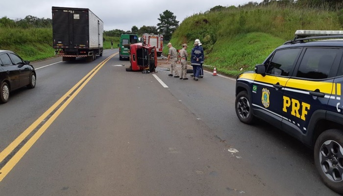 Guarapuava - PRF registra acidente com morte na BR 277