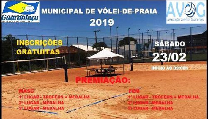 Guaraniaçu - Volêi de Praia tem competição neste final de semana
