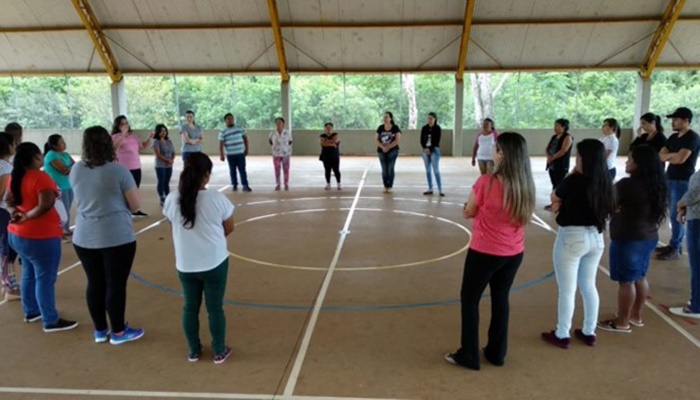 Nova Laranjeiras - Musicalização é tema de capacitação infantil na comunidade indígena