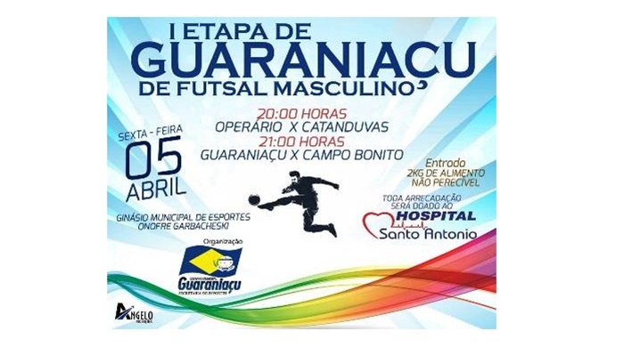 Guaraniaçu - I Etapa Guaraniaçu de Futsal Masculino