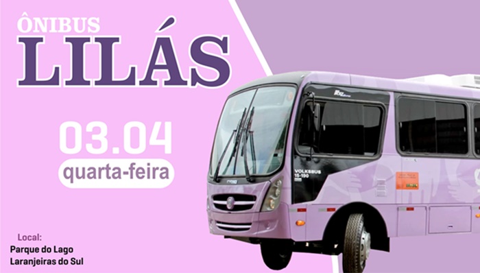 Laranjeiras - Programa “Ônibus Lilás” voltará a atender