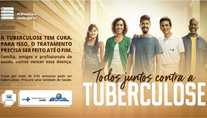 campanha alertando riscos da tuberculose