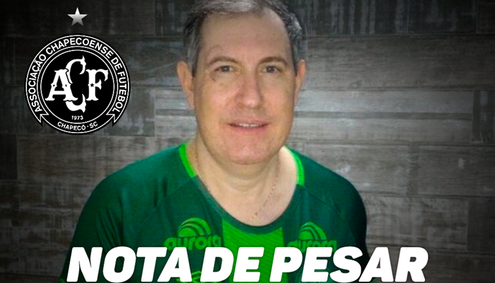 Associação Chapecoense de Futebol emite nota de pesar pelo falecimento de Rafael Henzel