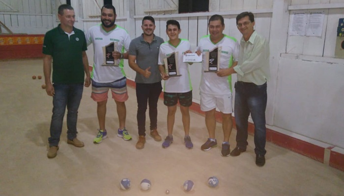 Campo Bonito - Campeonato de Bocha Dupla já tem os campeões