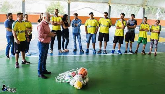 Guaraniaçu - Escola e Comunidade do bairro Jardim Real recebem Quadra Esportiva Revitalizada