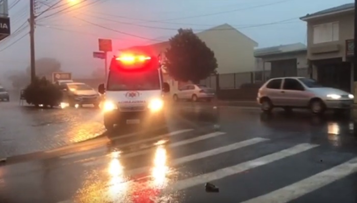 Guaraniaçu - Mulher é atropelada no Centro