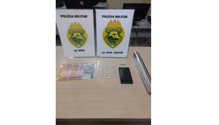 Pinhão - Homem é preso por tráfico de drogas