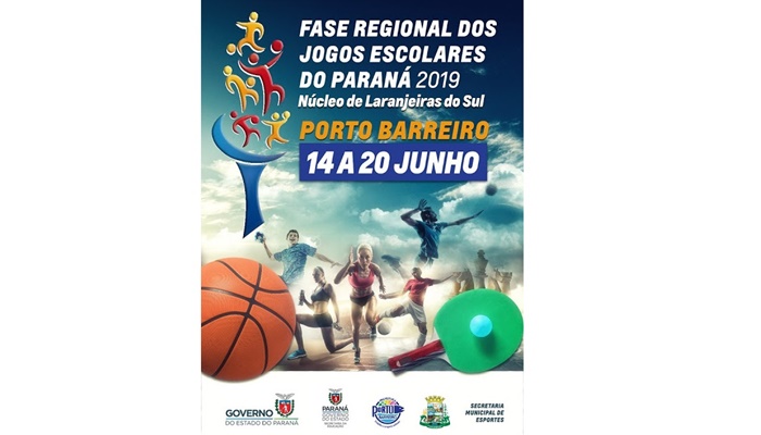 Porto Barreiro - Município será palco da Fase regional dos Jogos Escolares