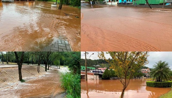 Nova Laranjeiras - Chuva forte e Enxurrada causam danos a moradores