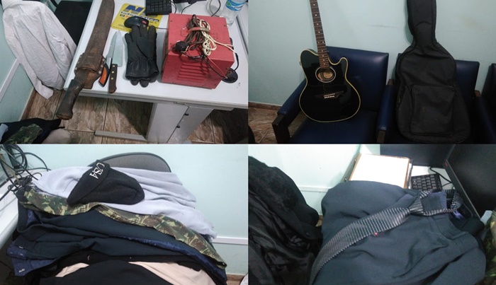 Laranjeiras - Policia Militar recuperou vários objetos de furto