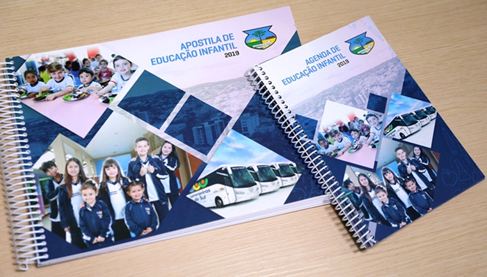 Laranjeiras - Prefeitura entrega apostilas e agenda para alunos da Educação Infantil