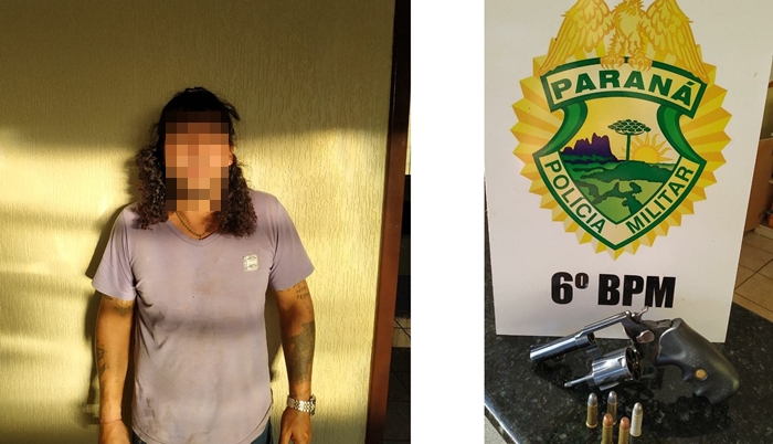 Catanduvas - Polícia prende homem por posse ilegal de arma de fogo