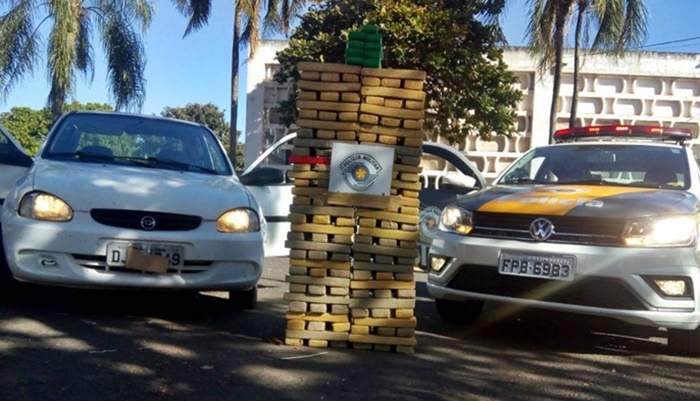 Foz do Jordão - Carro com placas da cidade é apreendido em São Paulo com carga de maconha