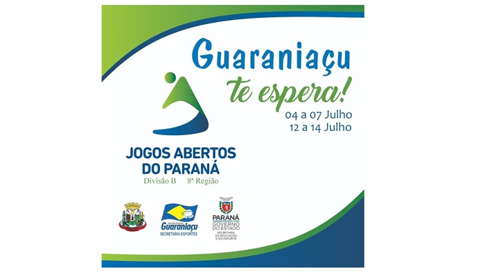Guaraniaçu - Contagem regressiva para Os Jogos Abertos do Paraná