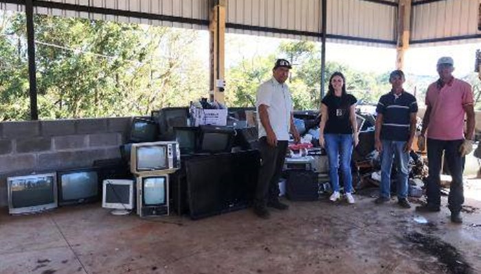 Guaraniaçu - Está em andamento a Coleta de Lixo Eletrônico