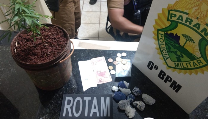 Ibema - ROTAM prende homem por tráfico de drogas