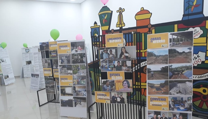 Pinhão - Bufunfa está em exposição em shopping na cidade de Guarapuava