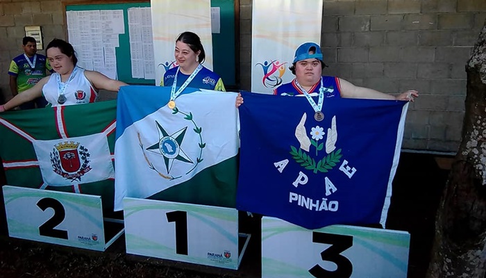 Pinhão - Atletas conquistam medalhas na 8ª edição do PARAJAPS