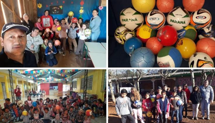 Rio Bonito - Esporte e Educação entregam kits esportivos para escolas do Herdeiros 1 e 2 e escola Paulo Freire
