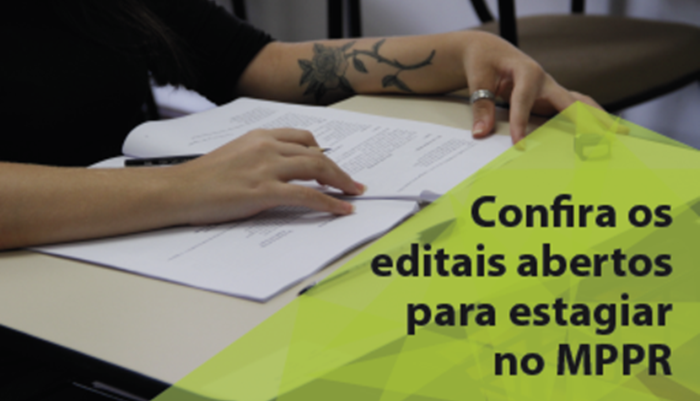 Laranjeiras - Ministério Público abre edital para contratação de 02 estagiários