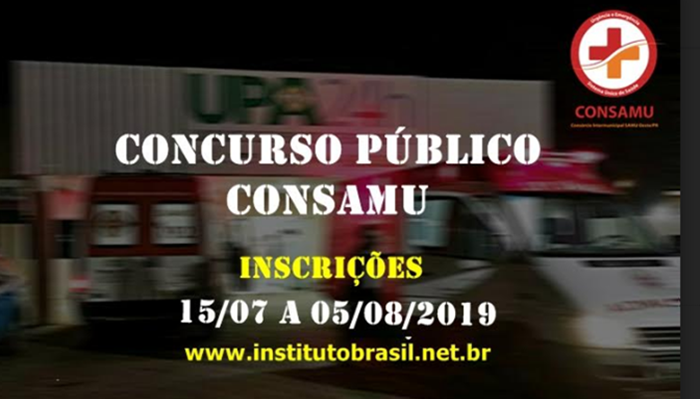 CONSAMU abre inscrições para Concurso Público em 19 municípios da região oeste do Paraná