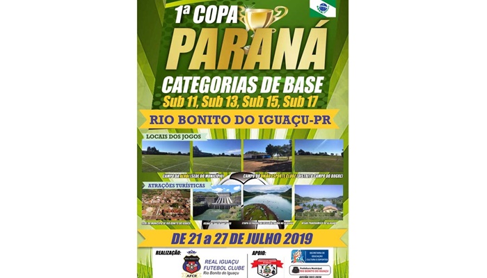Rio Bonito - 1ª Copa Paraná de Futebol Categorias de Base com abertura neste domingo dia 21