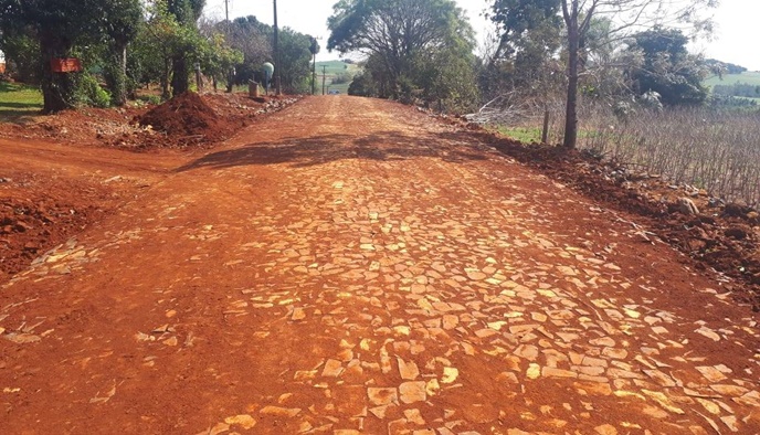 Campo Bonito - Obra de pavimentação poliédrica da comunidade Vila Rural segue a todo vapor