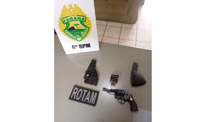 Catanduvas - Rotam prende homem por posso irregular de arma de fogo