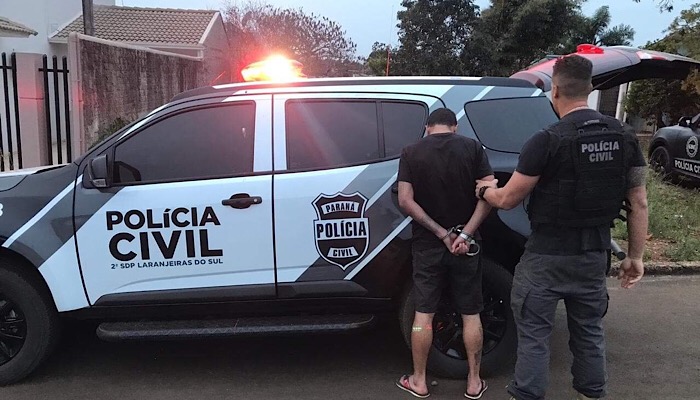 Laranjeiras - Polícia Civil prende traficante no centro da cidade