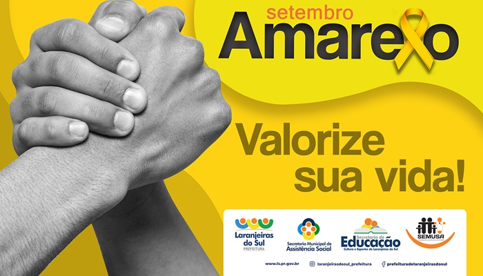 Laranjeiras - Caps desenvolve ações de prevenção ao suicídio no Setembro Amarelo