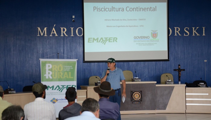 Pinhão - Prefeitura e EMATER realizaram curso de capacitação sobre piscicultura