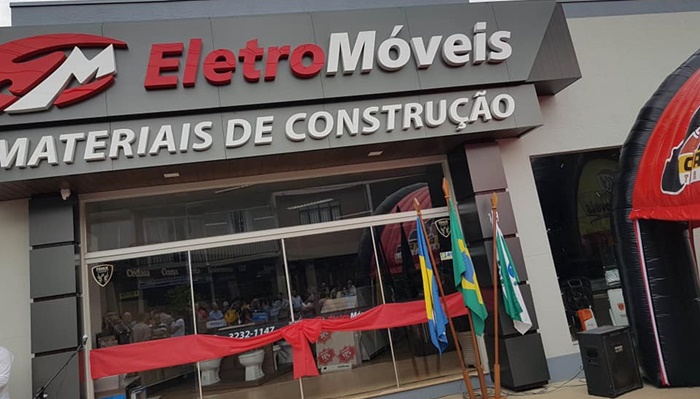 Guaraniaçu - Grupo Carra inaugura Loja Eletro Móveis Materiais de Construção