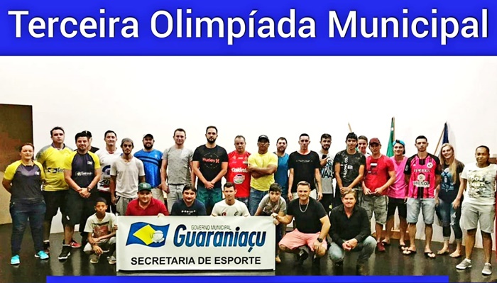 Guaraniaçu - Abertura da III Olimpíada Municipal será dia 18!