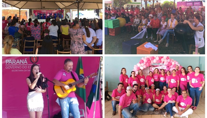 Rio Bonito - Caravana Paraná Rosa junto com a Secretaria Municipal de Saúde promoveu uma grande festa