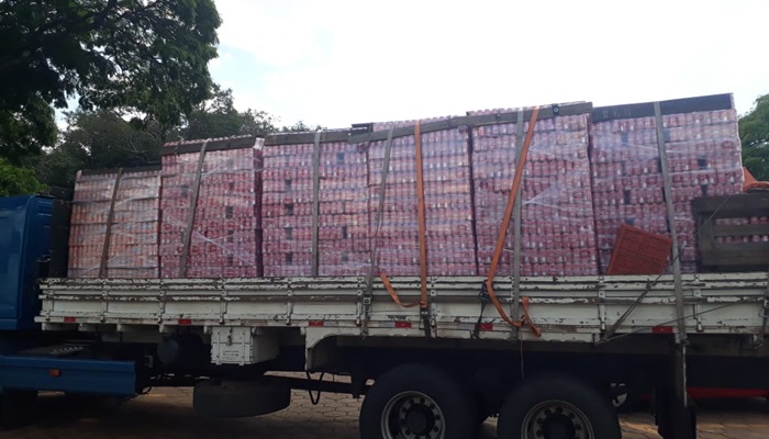 Guaraniaçu - Carga de refrigerantes furtada na cidade é recuperada em Cascavel