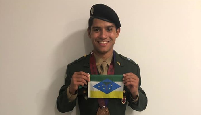 Laranjeiras - Laranjeirense conquista medalha de bronze nos Jogos Militares realizado na China