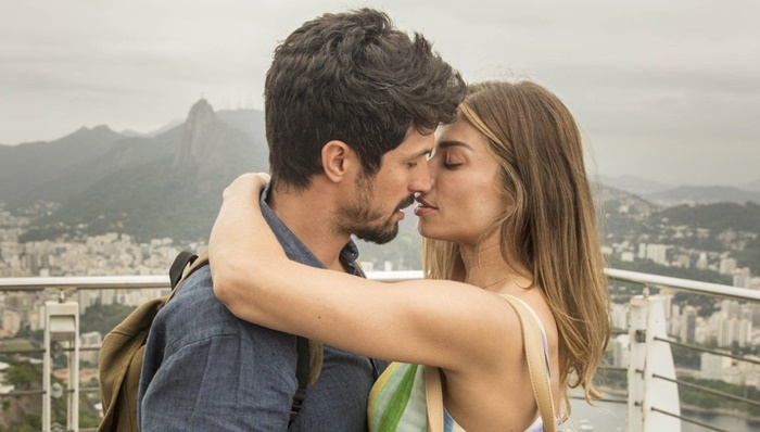 'Bom Sucesso': Marcos e Paloma se beijam em cartão postal do Rio de Janeiro