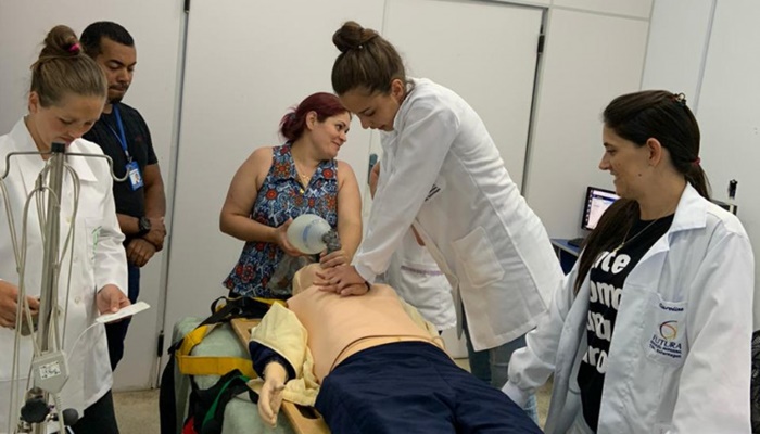 Pinhão - Saúde realiza treinamento de equipe para atendimento de emergência