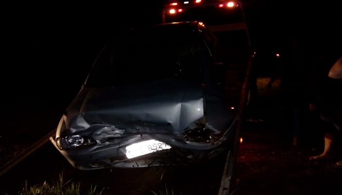 Quedas - PRE registra acidente e prende motorista embriagado
