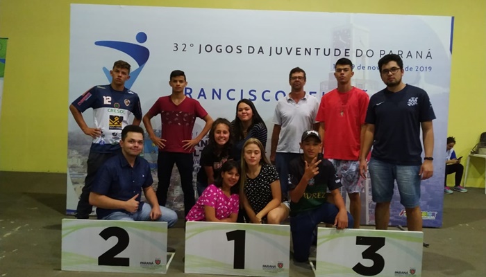 Pinhão - Equipe de Xadrez participa dos Jogos da Juventude do Paraná em Francisco Beltrão