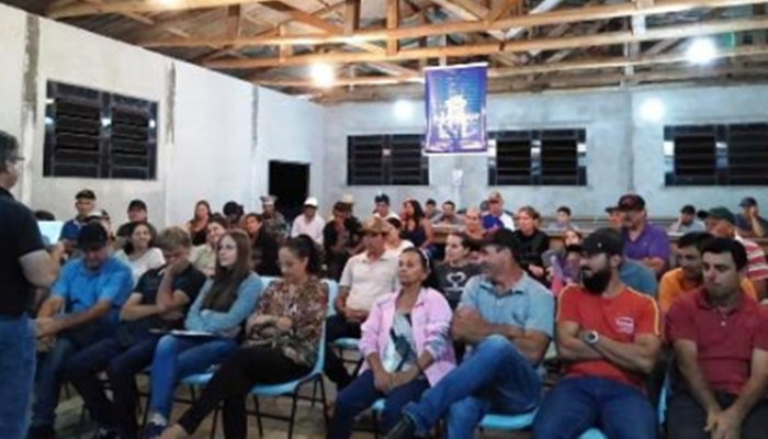 Guaraniaçu - Sanepar apresenta proposta para o fornecimento de água a Comunidade do Gramadinho