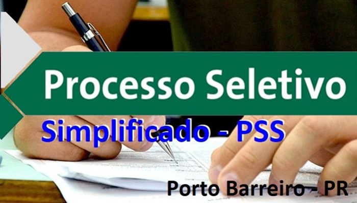 Porto Barreiro - Prefeitura Lança Edital para PSS