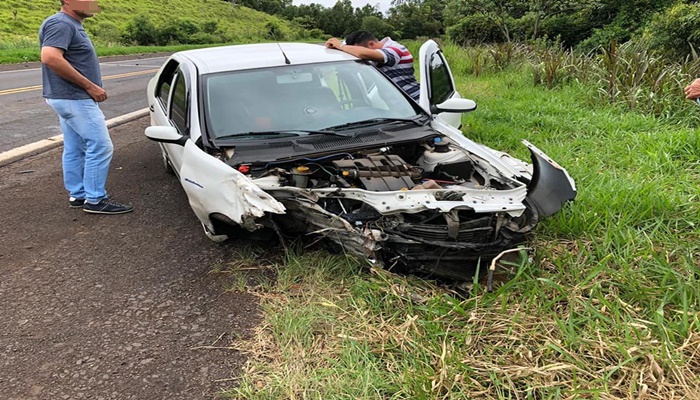 Laranjeiras - Laranjeirenses se envolvem em grave acidente na BR 158