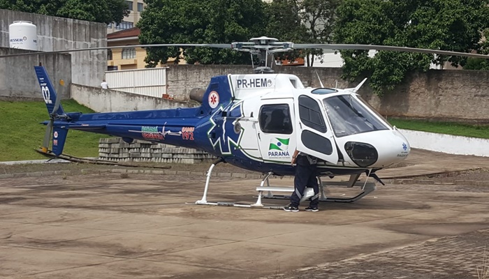 Quedas - Idoso socorrido pelo helicóptero do Consamu entra em óbito no hospital