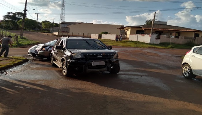 Laranjeiras - Polícia Militar registra acidente no perímetro urbano